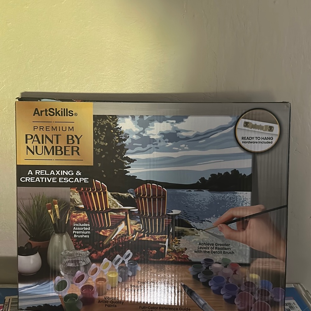 art skills premium paint by number